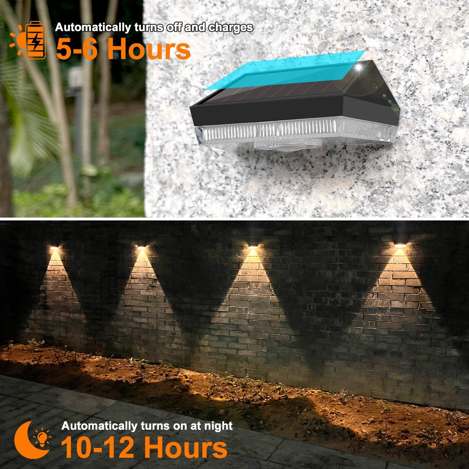 Lampade Solari per Esterni da Giardino (8 pezzi) - immagine 4