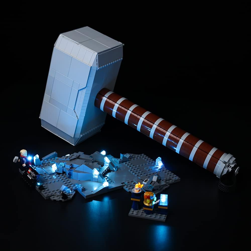 Kyglaring Luci LED per Lego Marvel Thor's Hammer 76209 - immagine 2