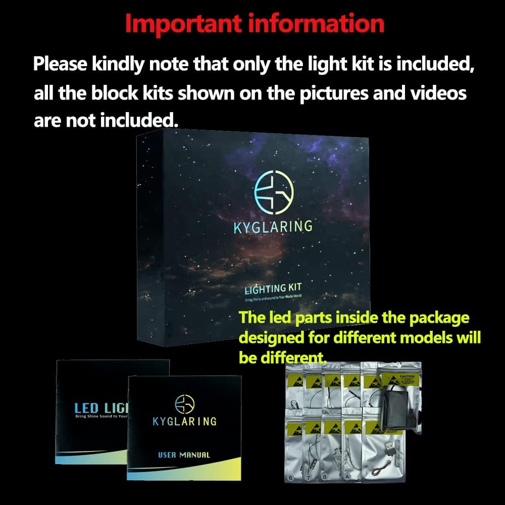 Kyglaring Luci LED per Lego Marvel Thor's Hammer 76209 - immagine 3