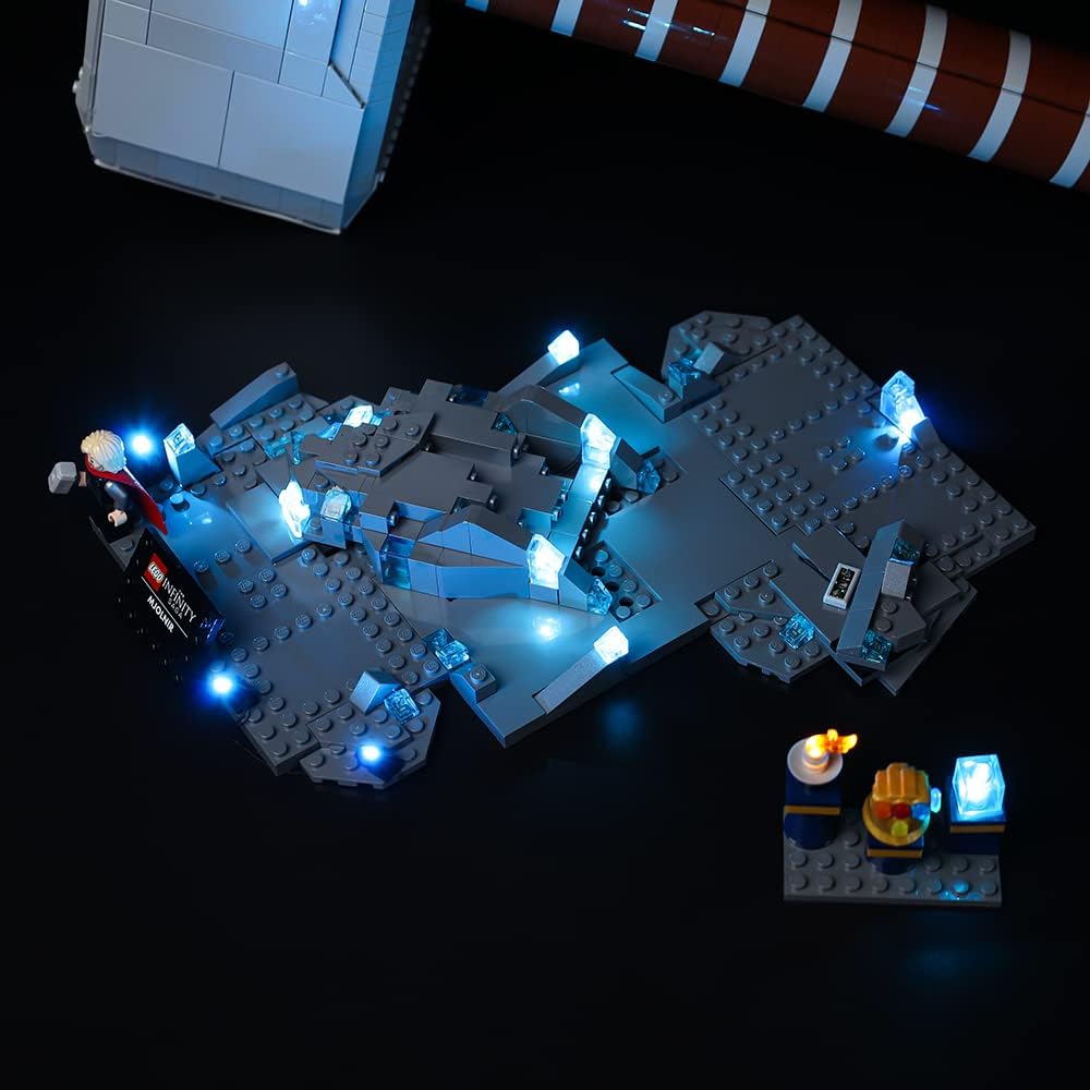 Kyglaring Luci LED per Lego Marvel Thor's Hammer 76209 - immagine 6