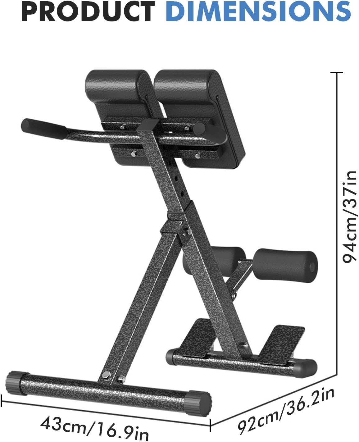 Hyperextension - Sedia Romana Pieghevole 8 Regolazioni - immagine 2