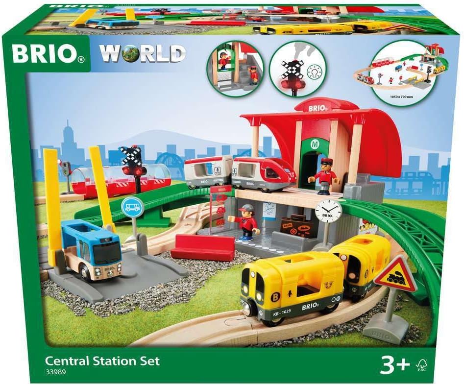 BRIO World - Set Stazione Centrale (37 Pezzi) - immagine 1