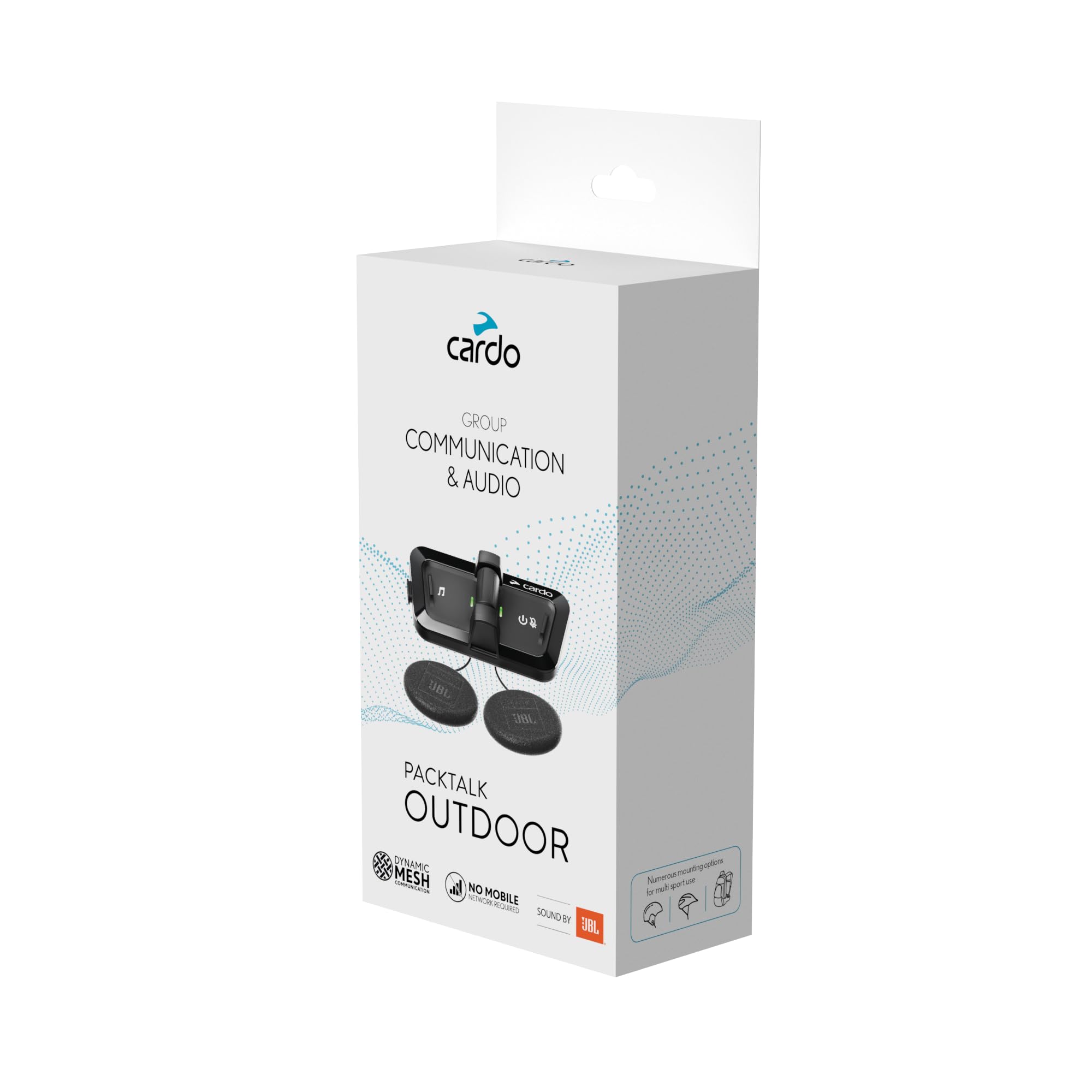 Interkom uniwersalny CARDO OUTDOOR Black