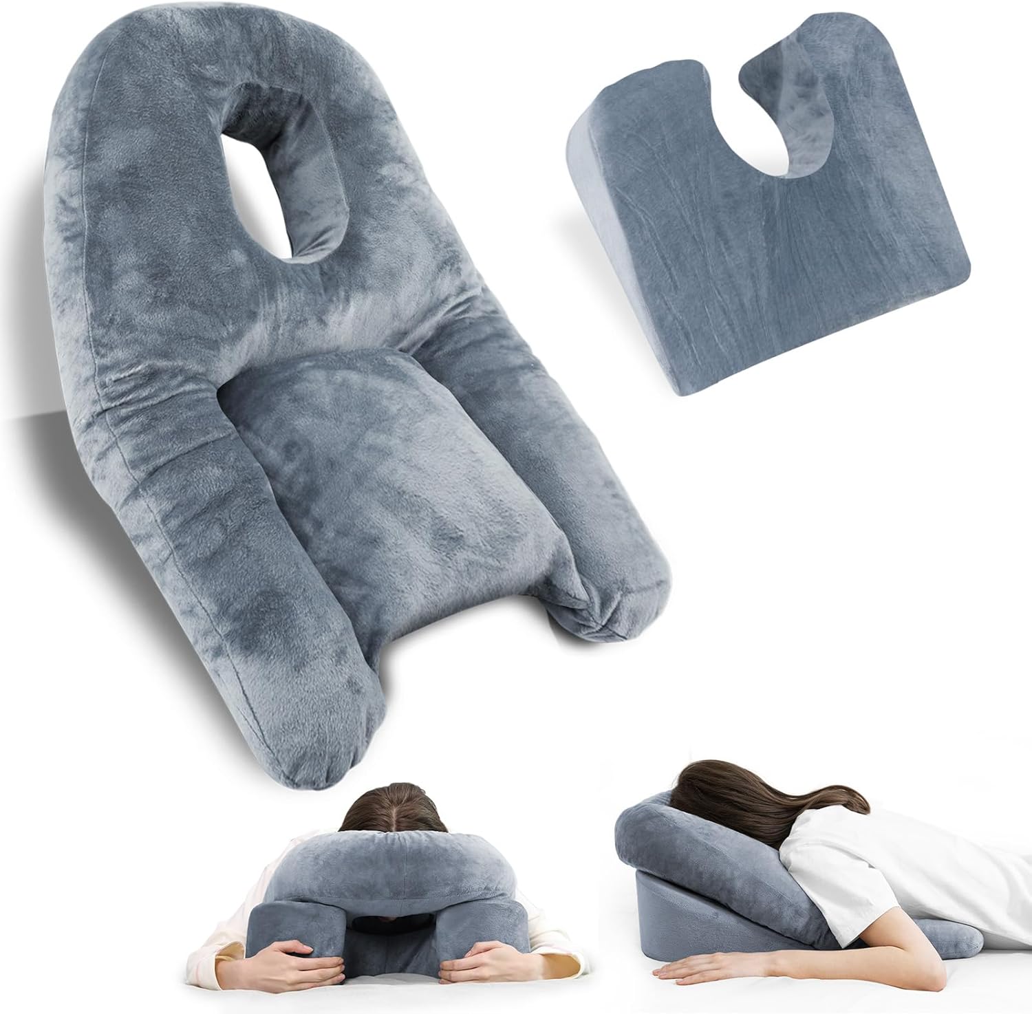 Homca Cuscino a Faccia in Giù per Dormire 70x46cm - immagine 1