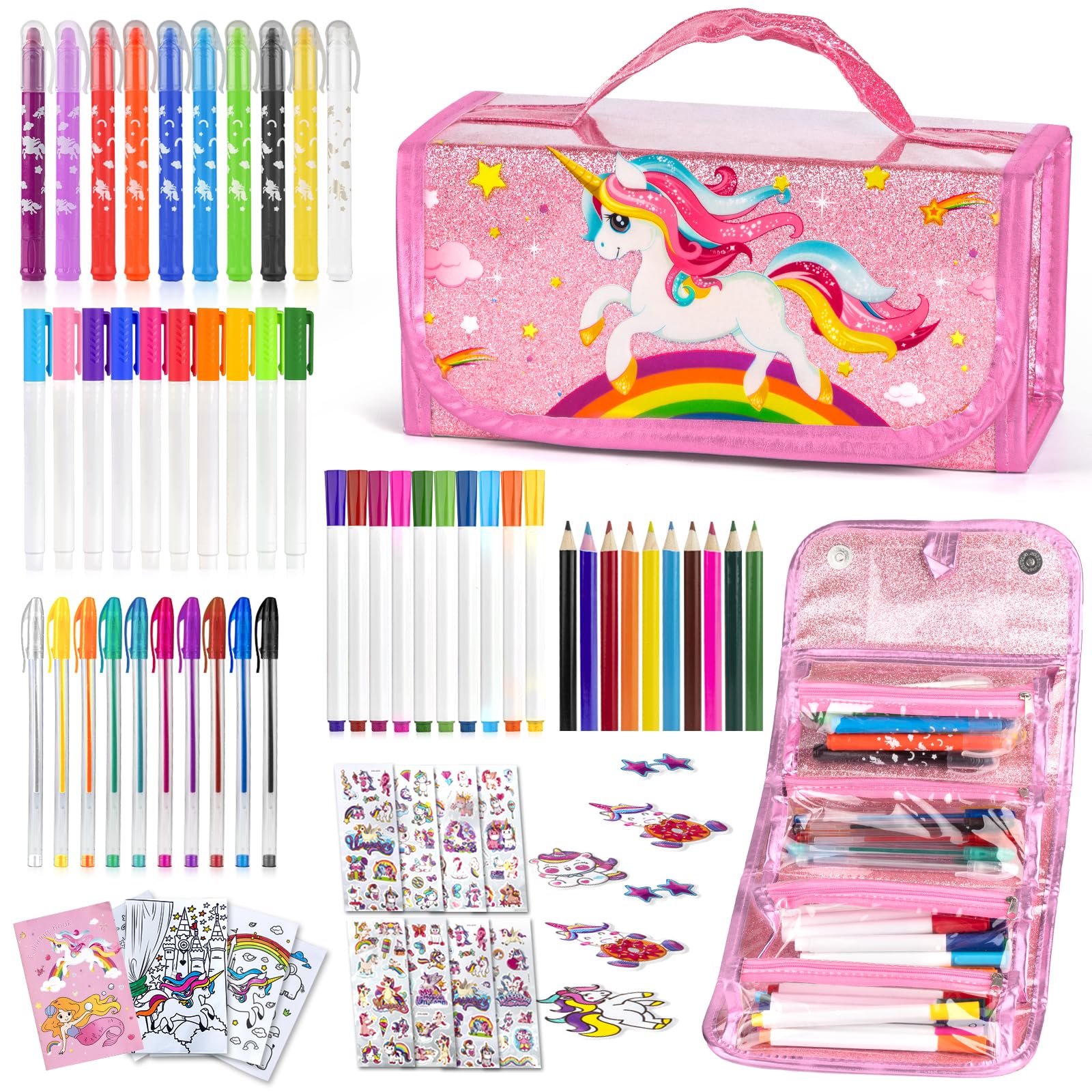 Auney Set Cancelleria Unicorno Kawaii per Bambina