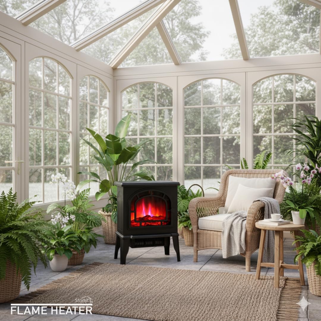 Starlyf Flame Heater - Caminetto Elettrico Decorativo 2000W - immagine 3