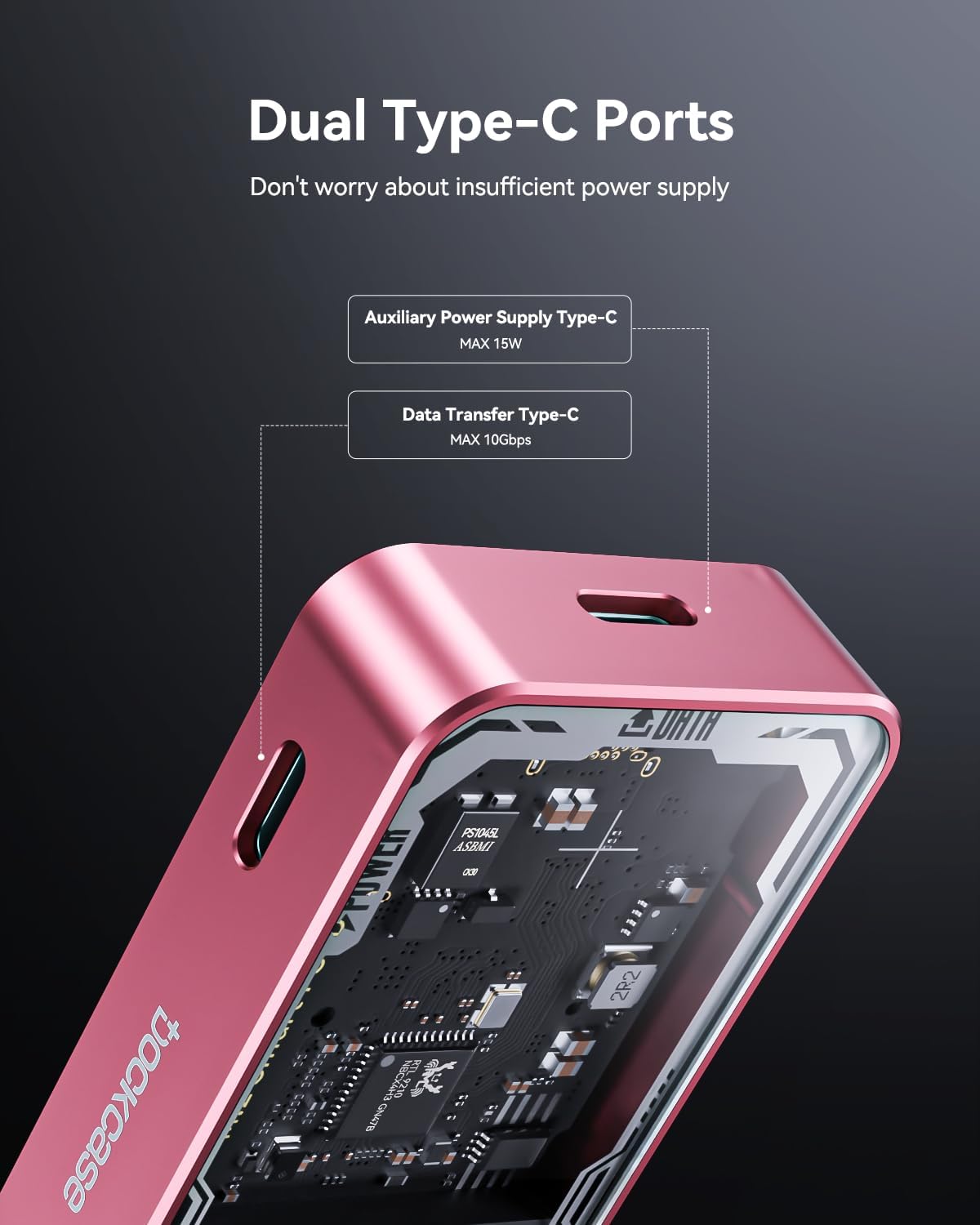 Dockcase Explorer Edition Smart M2 SSD Chassis - immagine 4