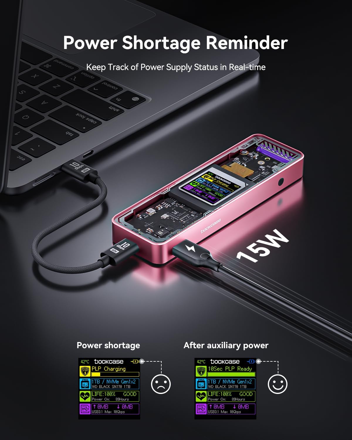 Dockcase Explorer Edition Smart M2 SSD Chassis - immagine 5