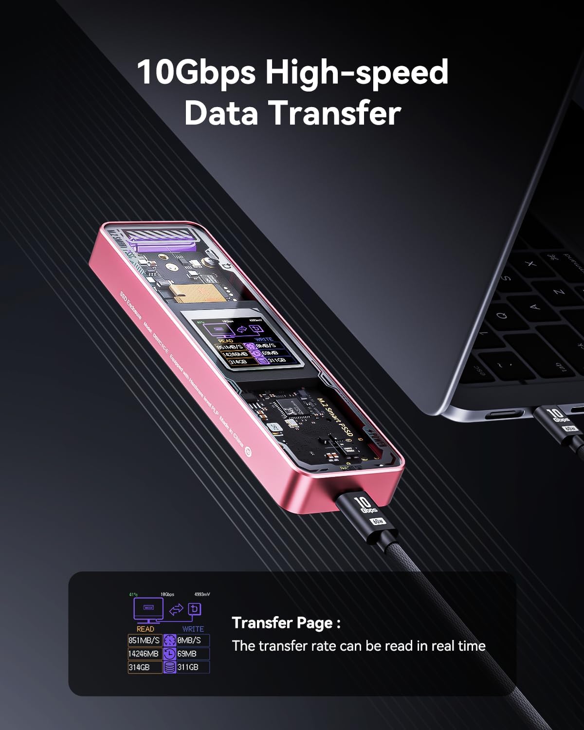 Dockcase Explorer Edition Smart M2 SSD Chassis - immagine 6