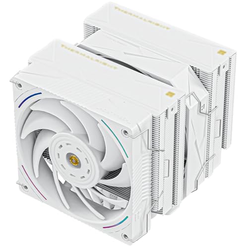Royal Pretor 130 - Raffreddatore CPU Ultra White Double Tower