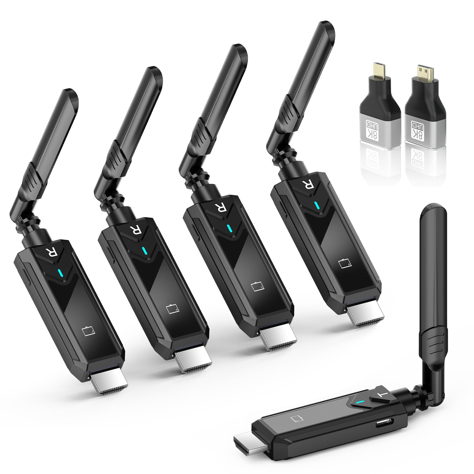 Trasmettitore HDMI Wireless 1080P con 4 Ricevitori