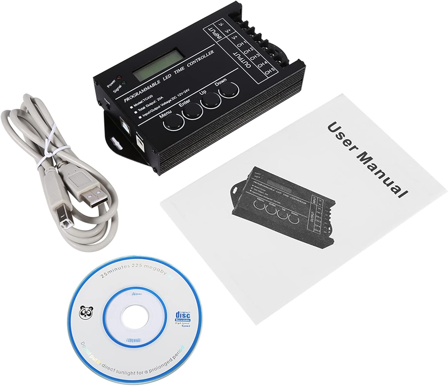 Magt Timer Digitale Programmabile LED DC12/24V 20A - immagine 1
