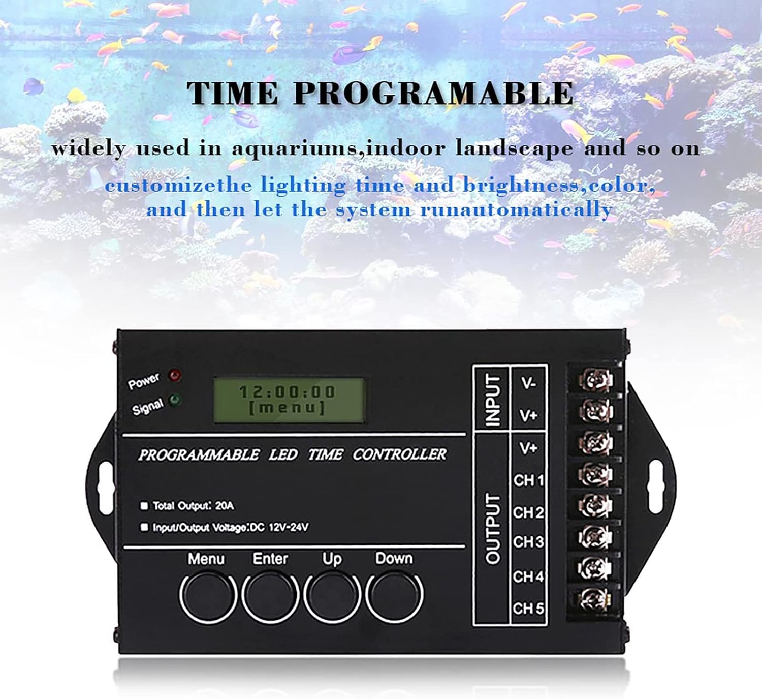 Magt Timer Digitale Programmabile LED DC12/24V 20A - immagine 2