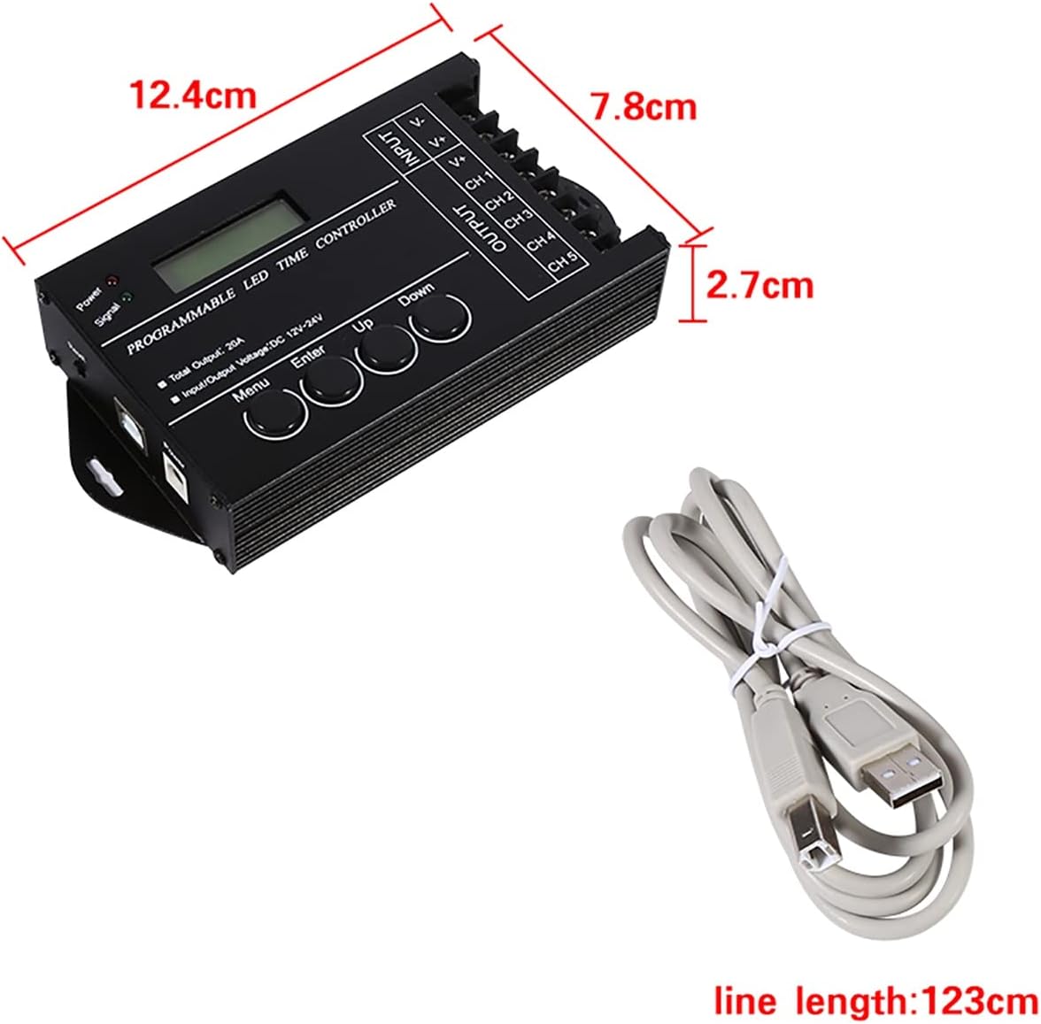 Magt Timer Digitale Programmabile LED DC12/24V 20A - immagine 8