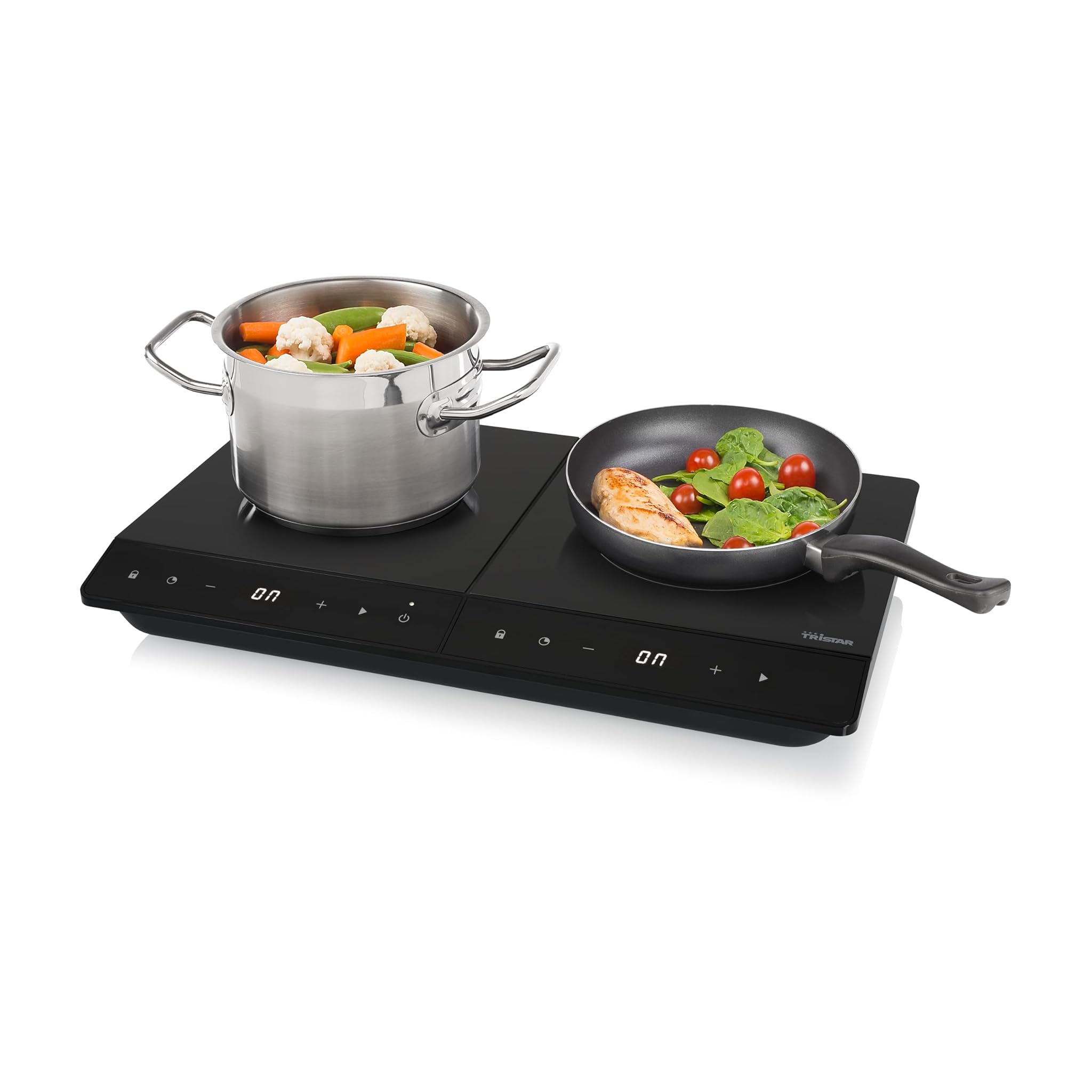 Tristar Fornello a Induzione Doppio ⌀19 e ⌀16 cm