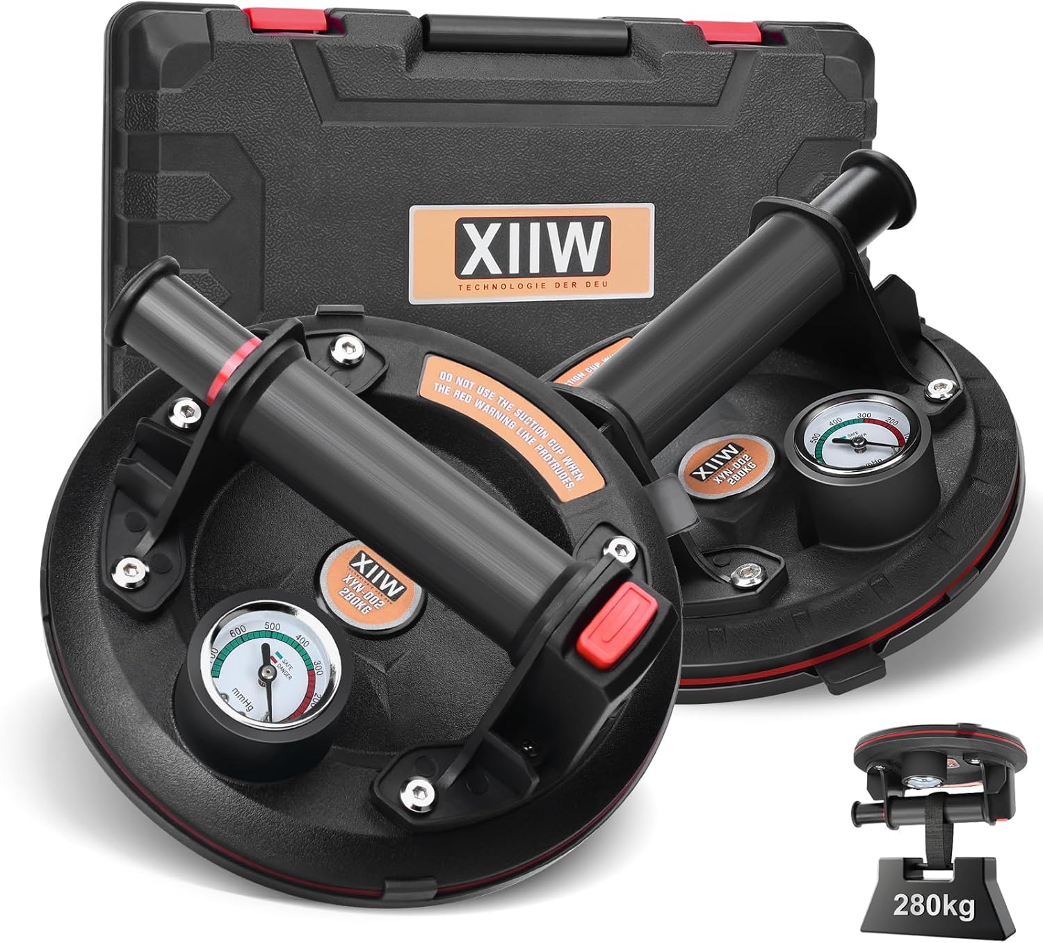 2 ventose in ABS con barometro - immagine 1