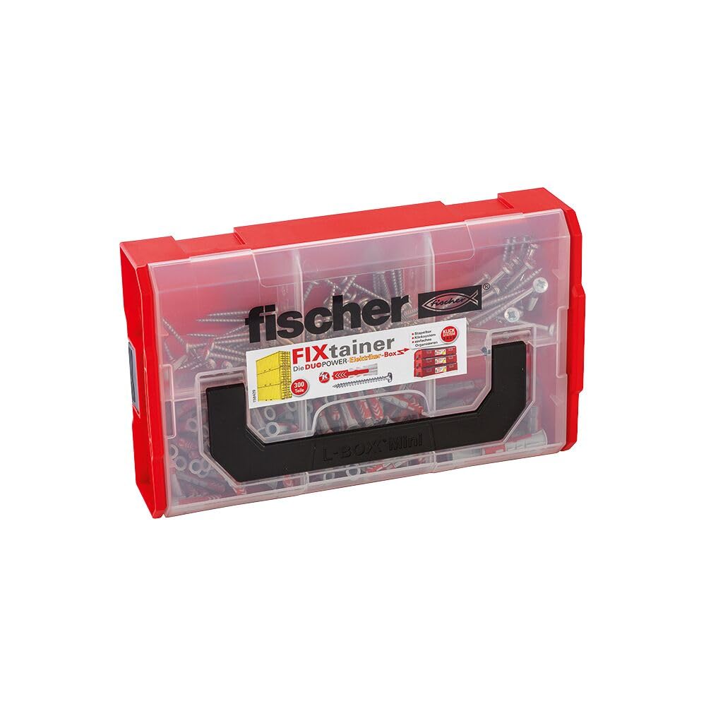 fischer FixTainer DuoPower Electrician (300 pezzi)
