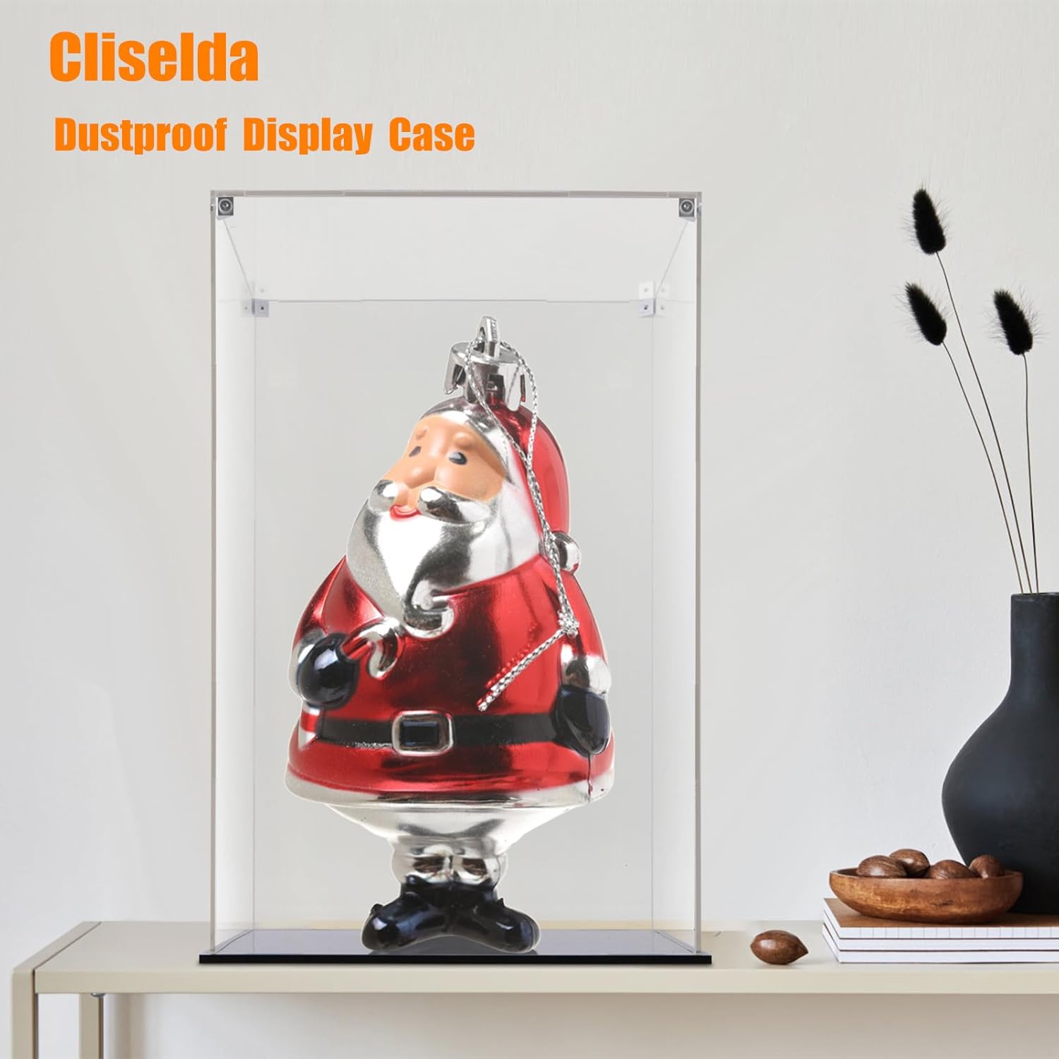 Cliselda Vetrina Acrilico Trasparente con Base Nera - immagine 3