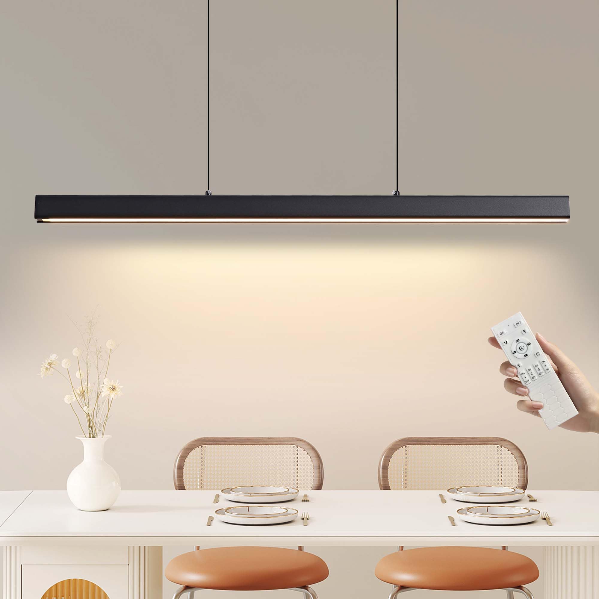 Lampada a sospensione da tavolo da pranzo 120cm