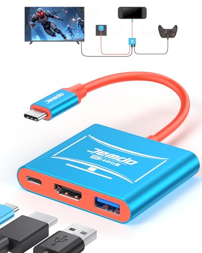 Switch 2 TV Dock, Upgrade 4k144Hz Adattatore HDMI per Switch 2 V21.1