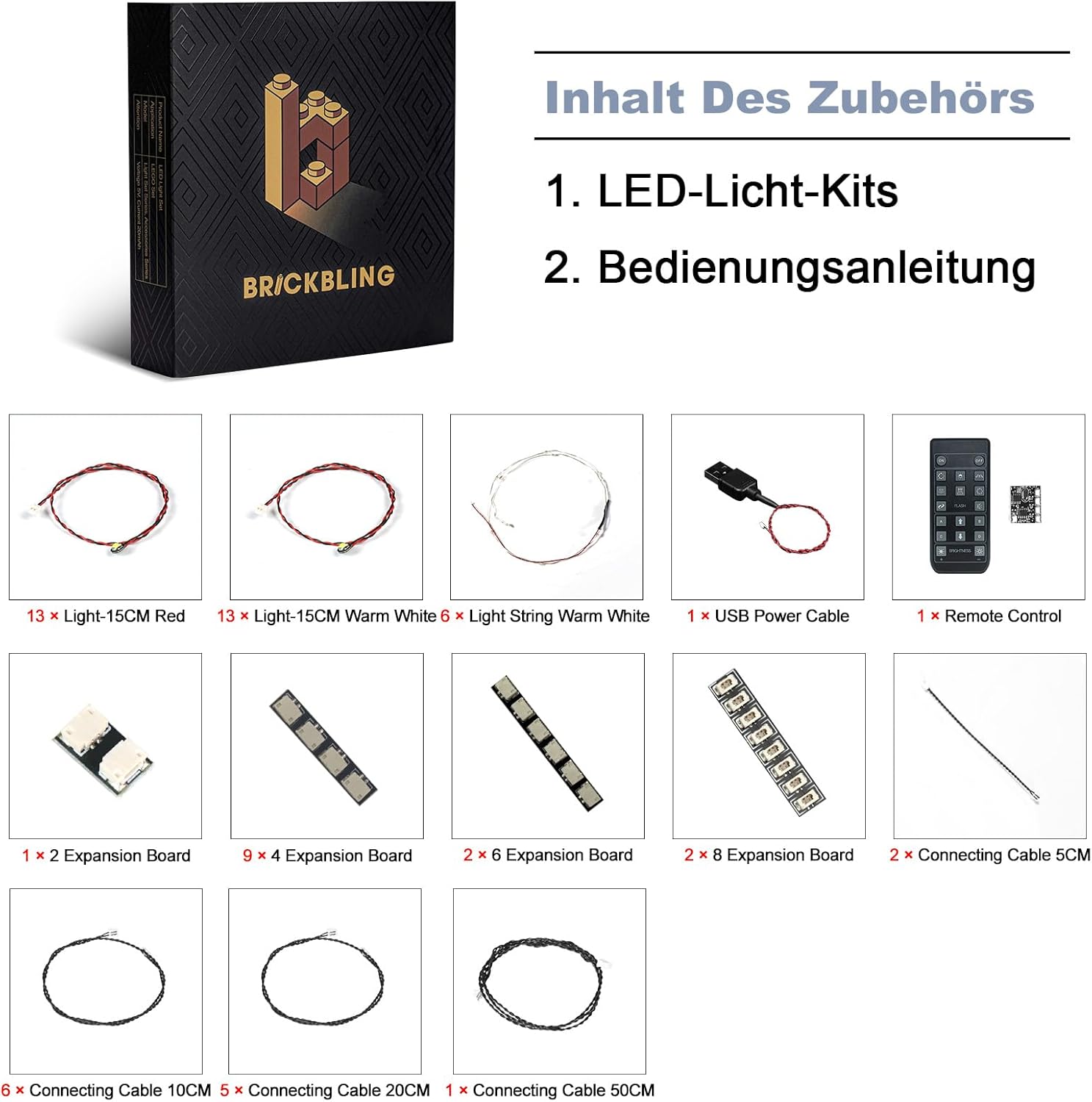 BrickBling Kit Luce Telecomando per Lego Family Christmas Tree 41843 - immagine 6