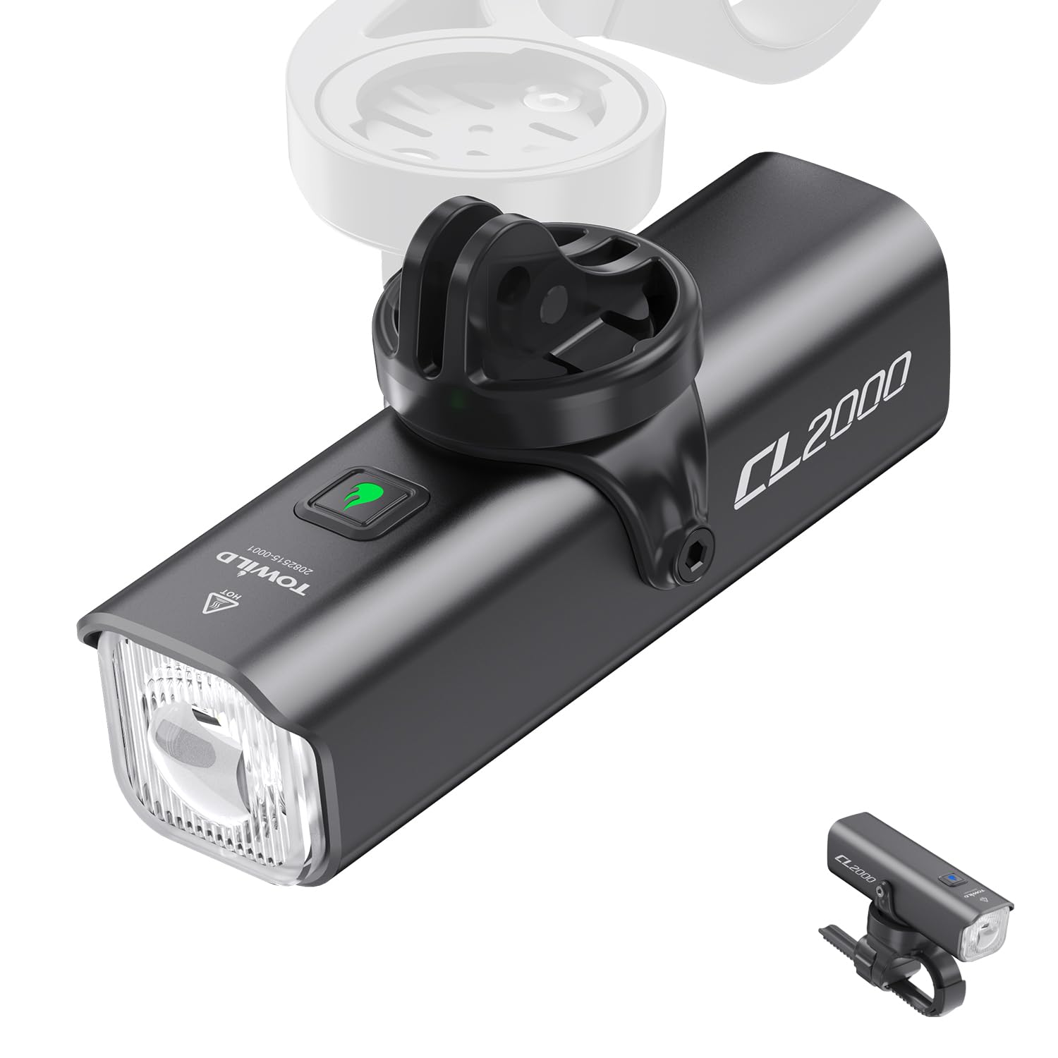 Towild CL2000 Luci Bici LED 2000 Lumen 5000mAh