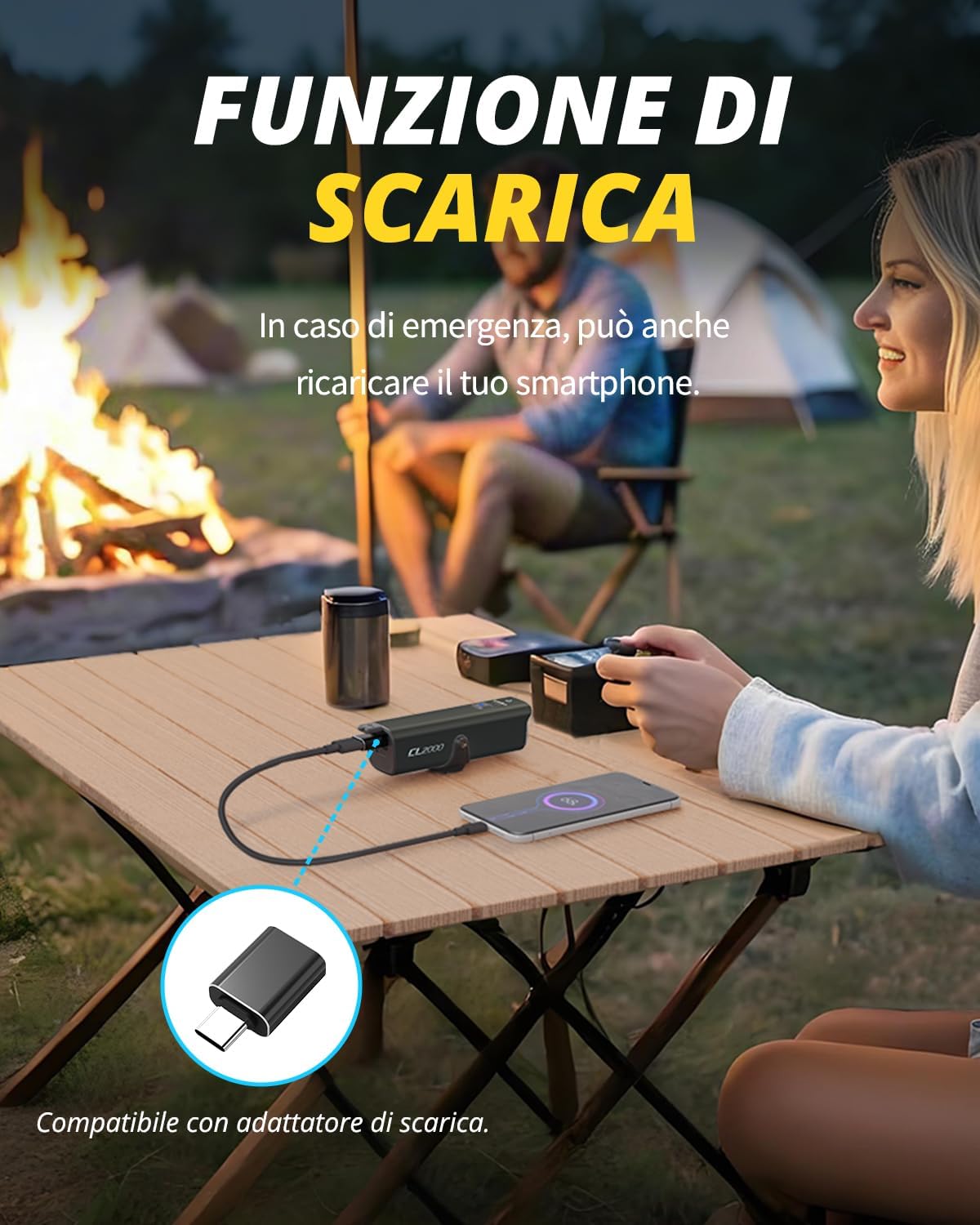 Towild CL2000 Luci Bici LED 2000 Lumen 5000mAh - immagine 5