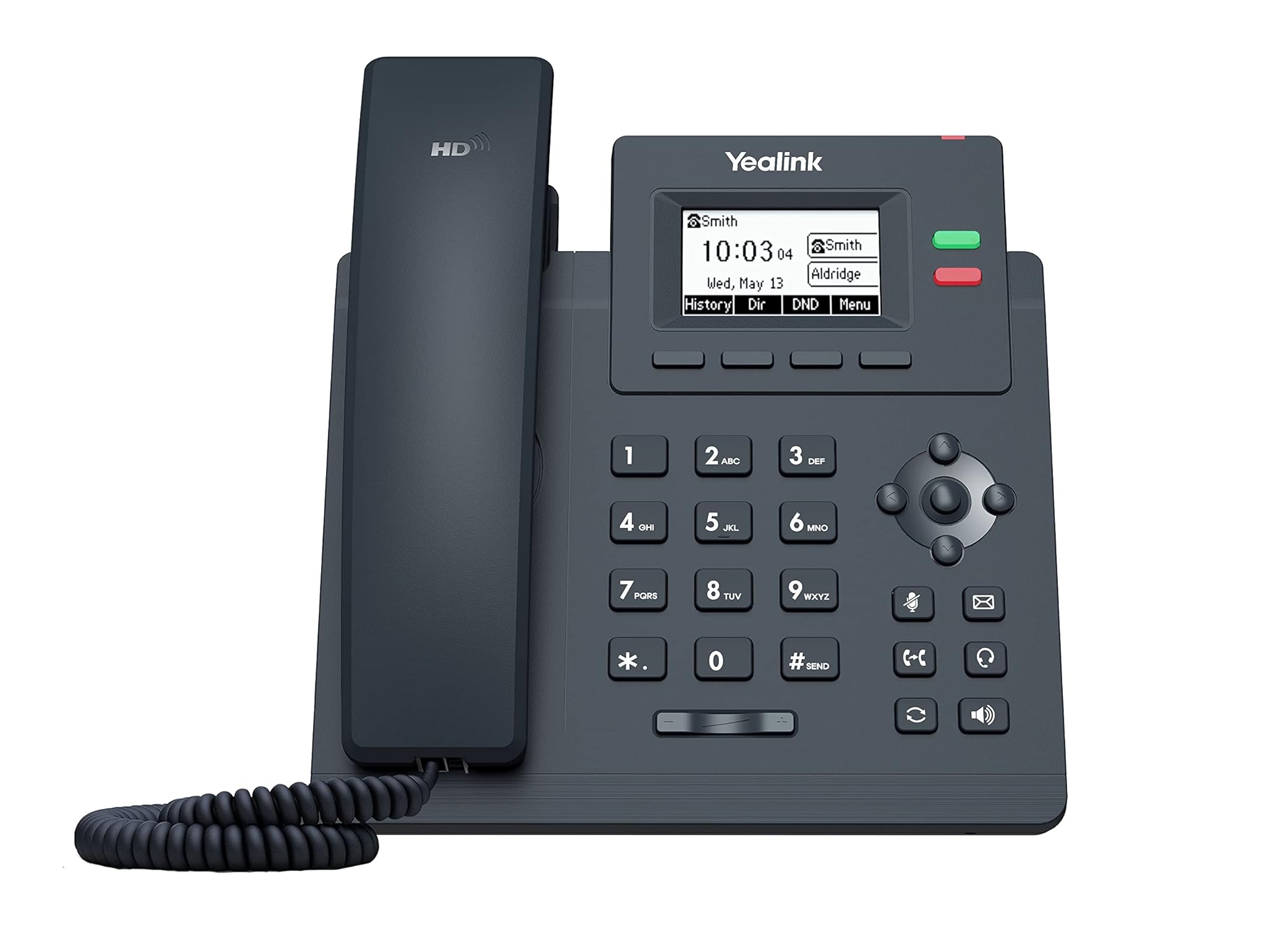 Yealink Telefonia Telefono T31 2 Conti Sip con PSU