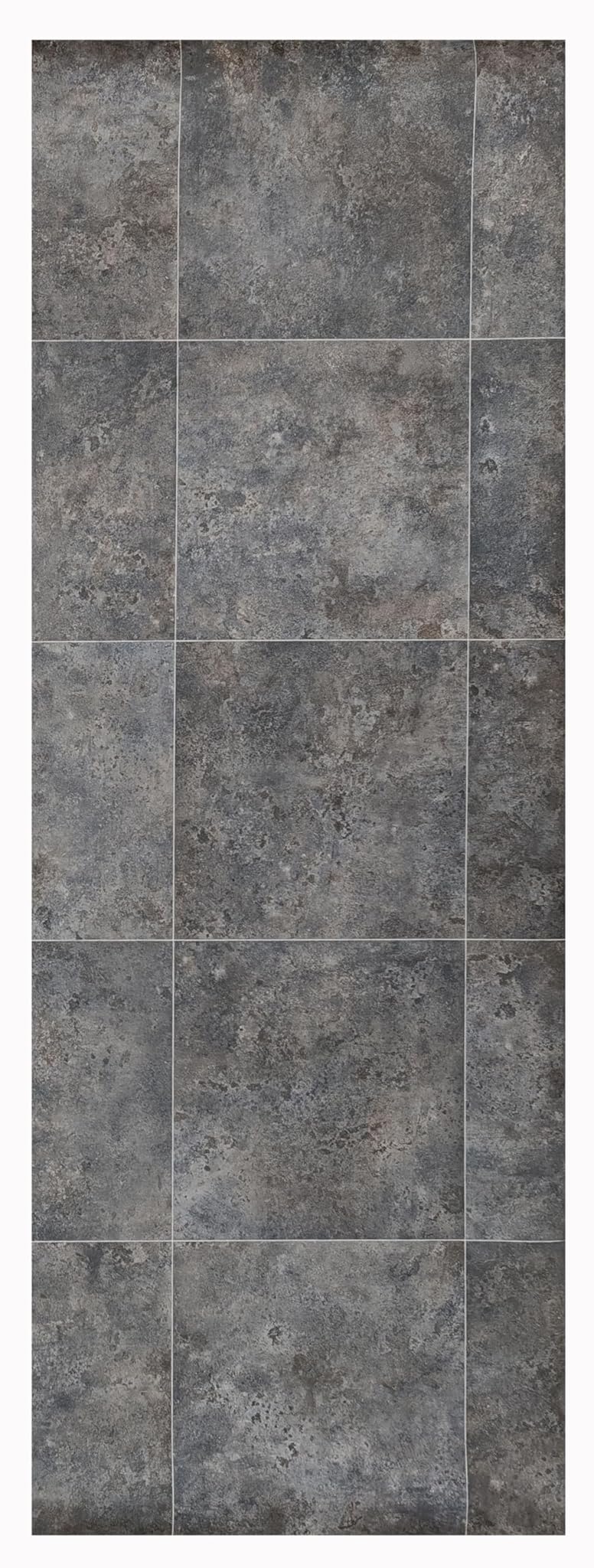 Tappeto in Vinile Tadi & Impero - Metallo Ossidato Grigio