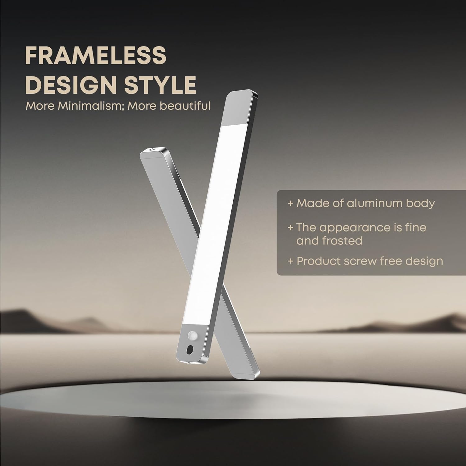 Luce LED Sottopensile Cucina 40CM 2200mAh, 2 Pezzi - immagine 2