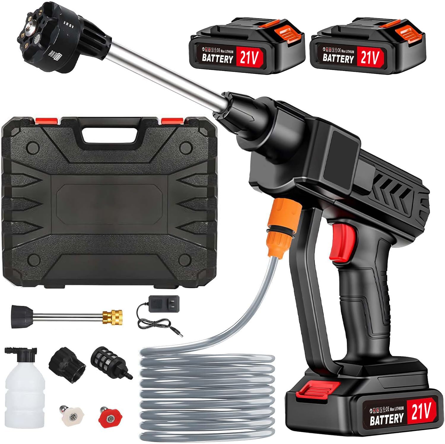 Idropulitrice a Batteria 18 Bar con 2 Batterie