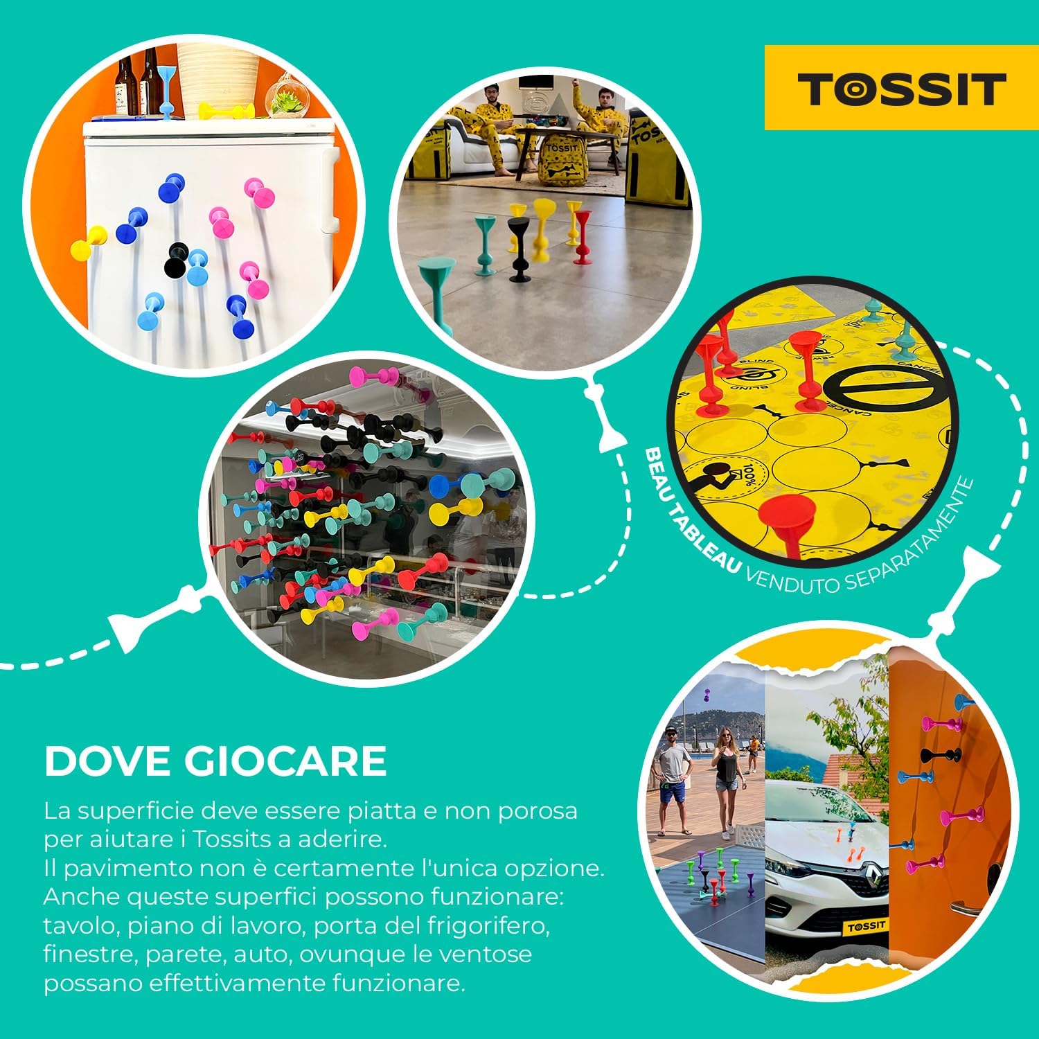 TOSSIT Gioco Freccette Ventosa - Family Pack - immagine 4
