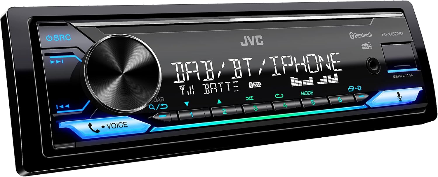 Jvc Autoradio Bluetooth KD-X482DBT con DAB+ - immagine 1