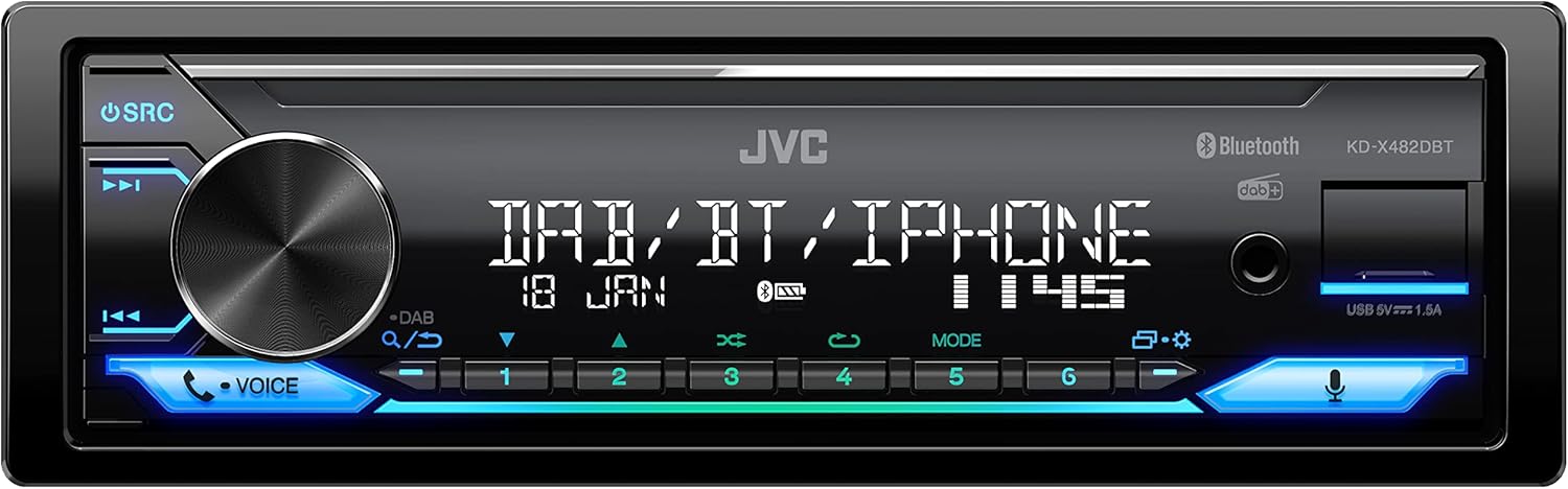 Jvc Autoradio Bluetooth KD-X482DBT con DAB+ - immagine 2