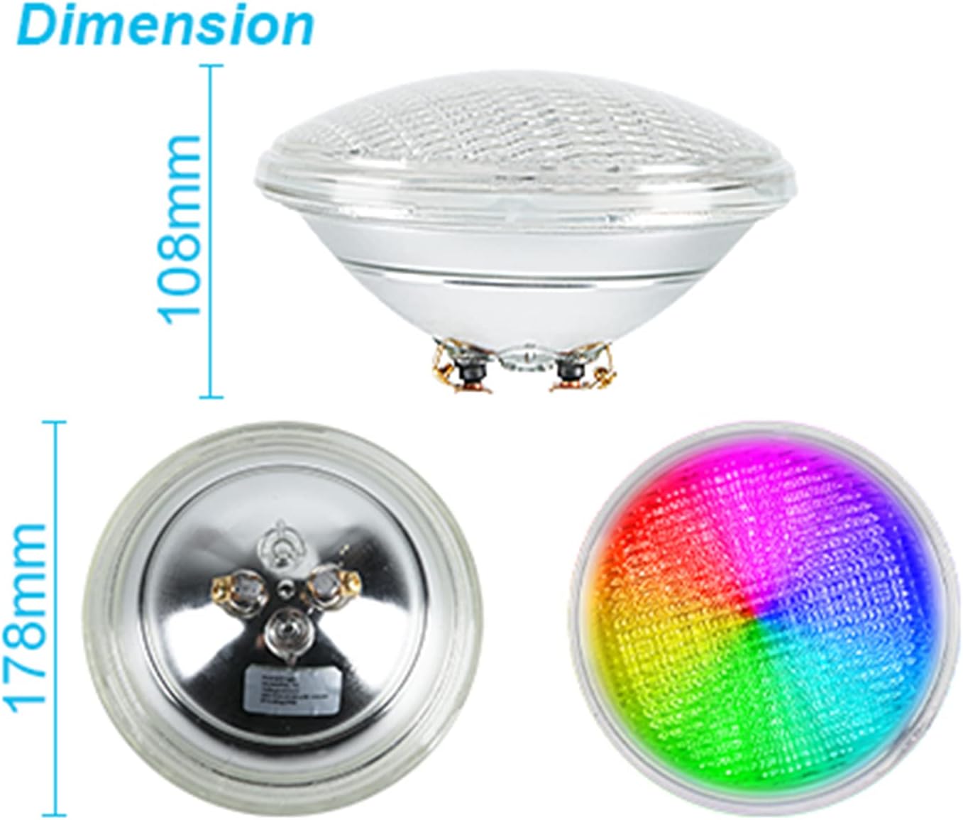 Ledmo Luci per Piscina LED PAR56 RGB 40W - immagine 6