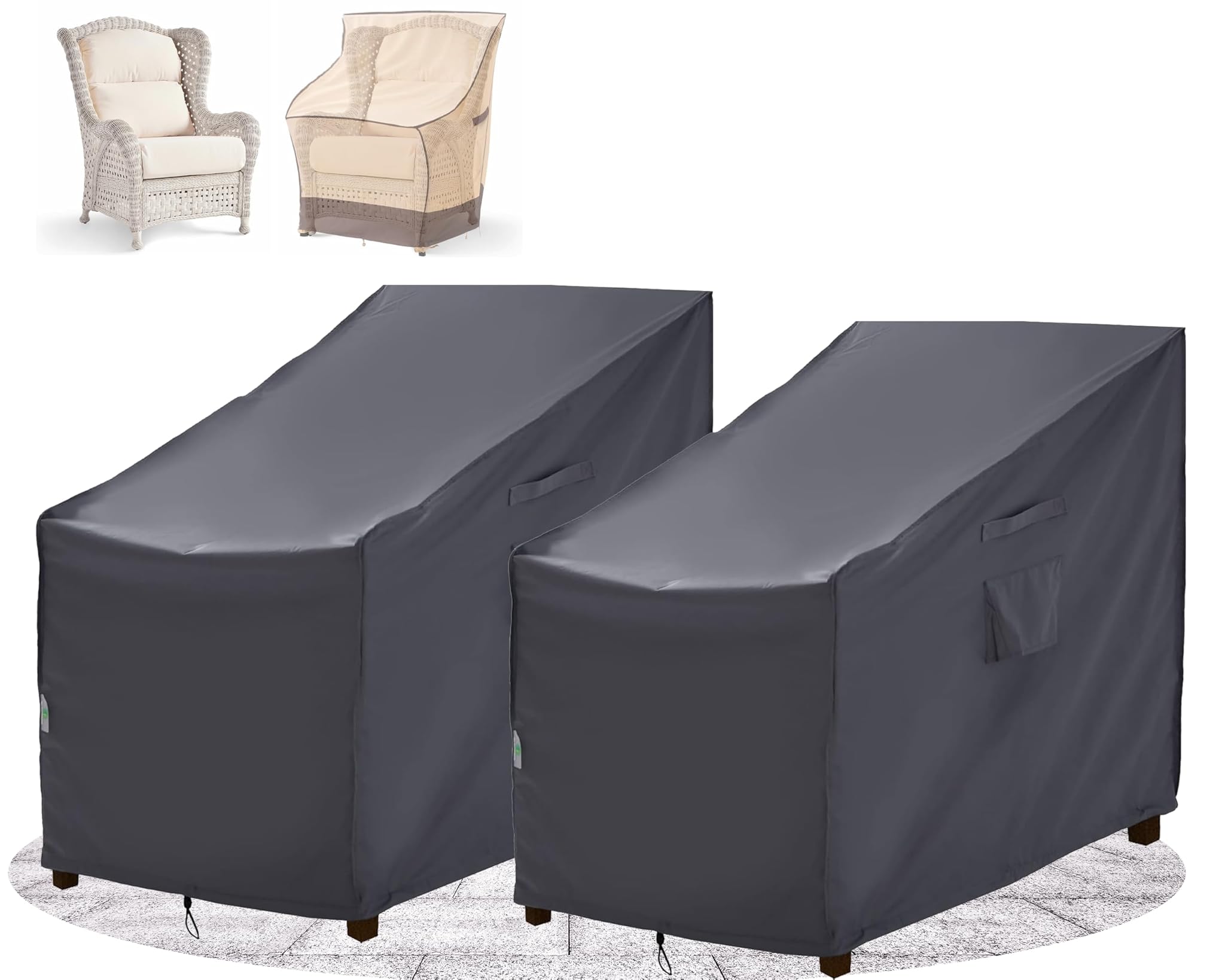 F&j Outdoors Copertura Impermeabile per Poltrone da Giardino