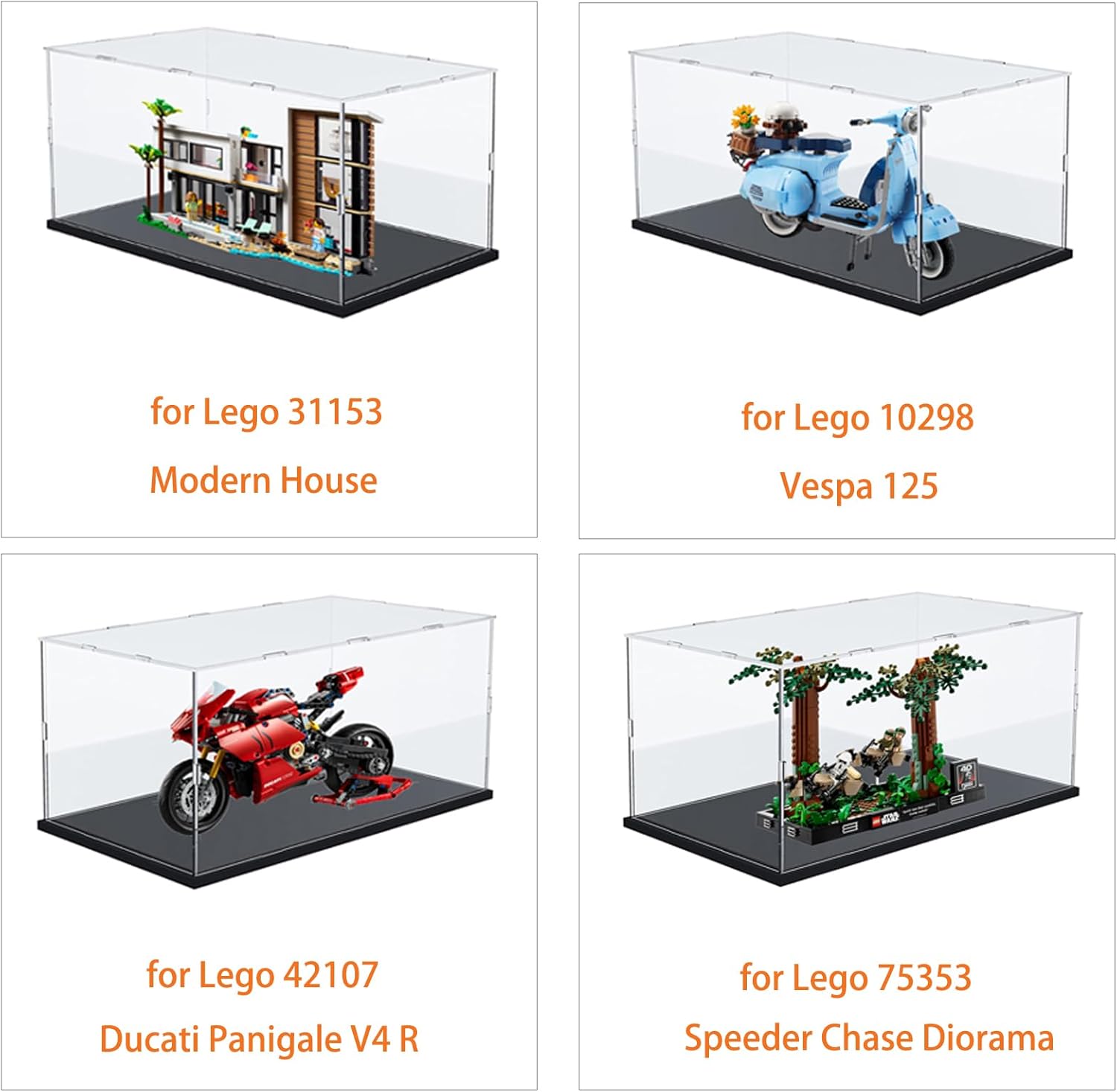 Vetrina Espositiva Plexiglass per Collezionismo 40x20x25cm - immagine 3