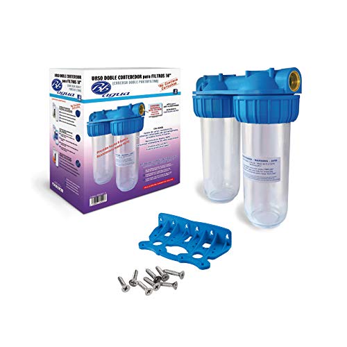 Filtro Acqua Doppio 10" con Supporto e Chiave