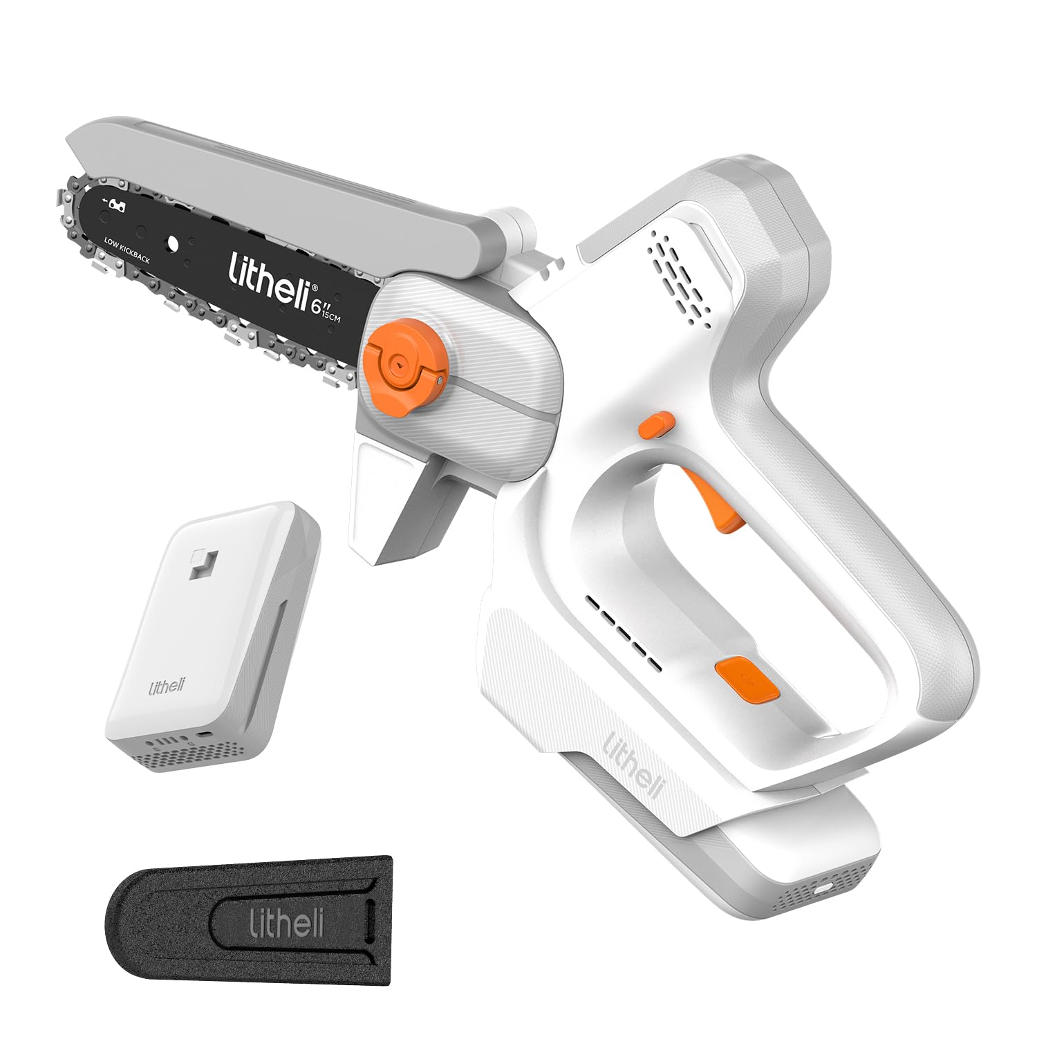 Litheli Mini Motosega Senza Fili 20V 15cm