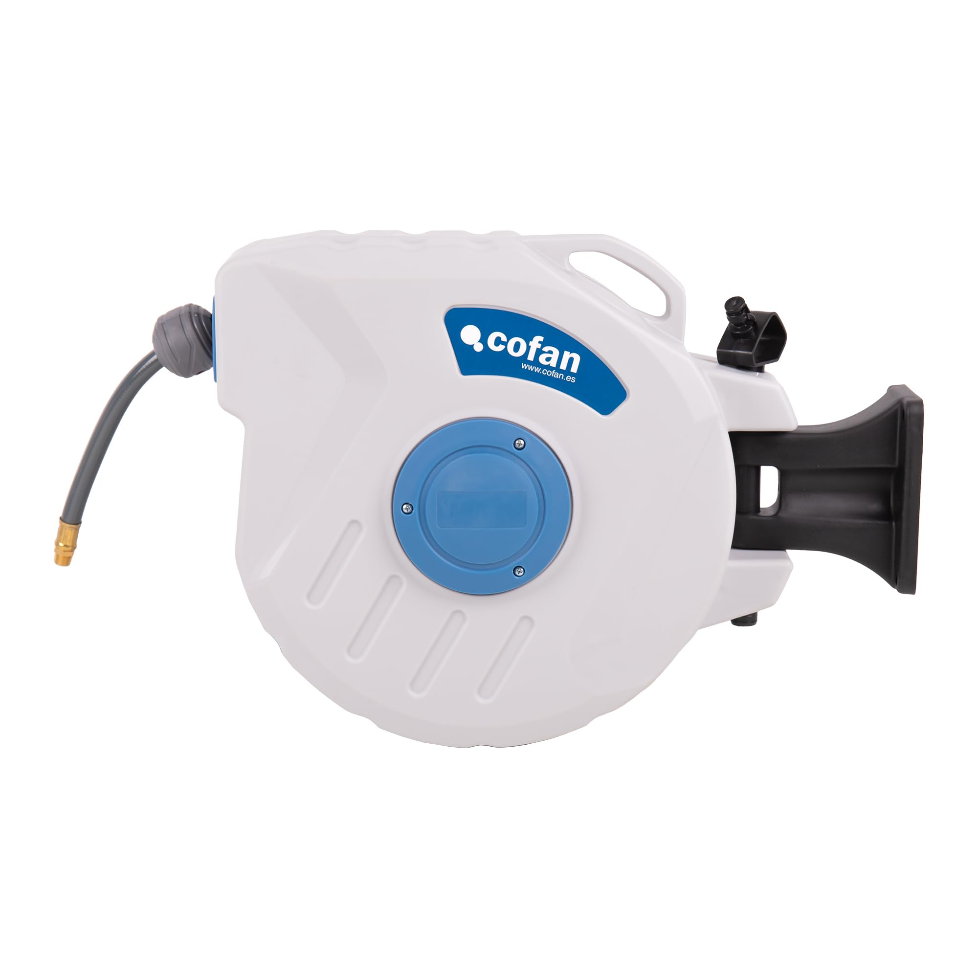 Cofan Avvolgitubo aria | 15 metri di lunghezza | Bobina con ritiro automatico