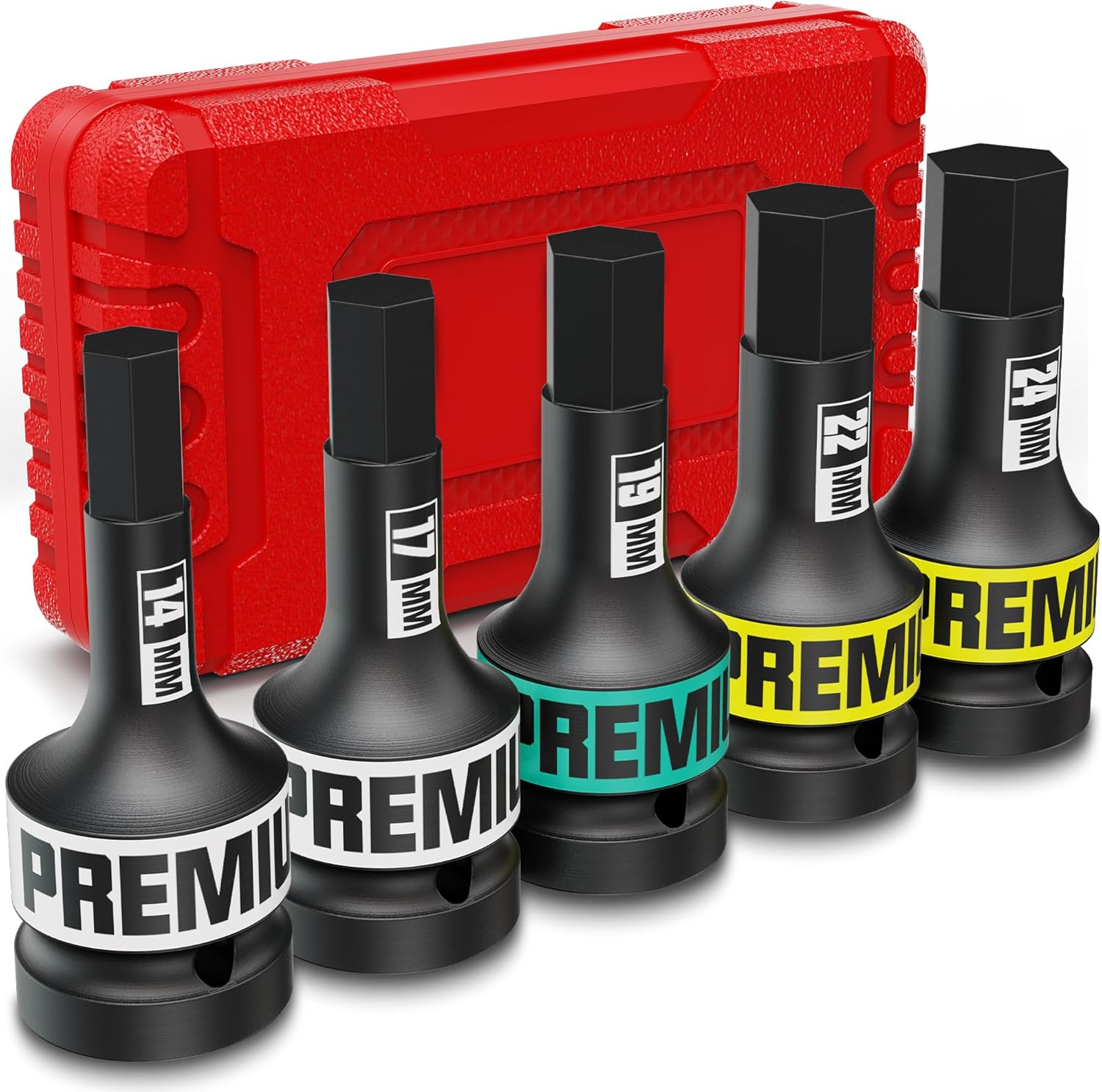 Aurlloct Bussola a Brugola Hex a Impulsi 3/4’’ 5 Pezzi