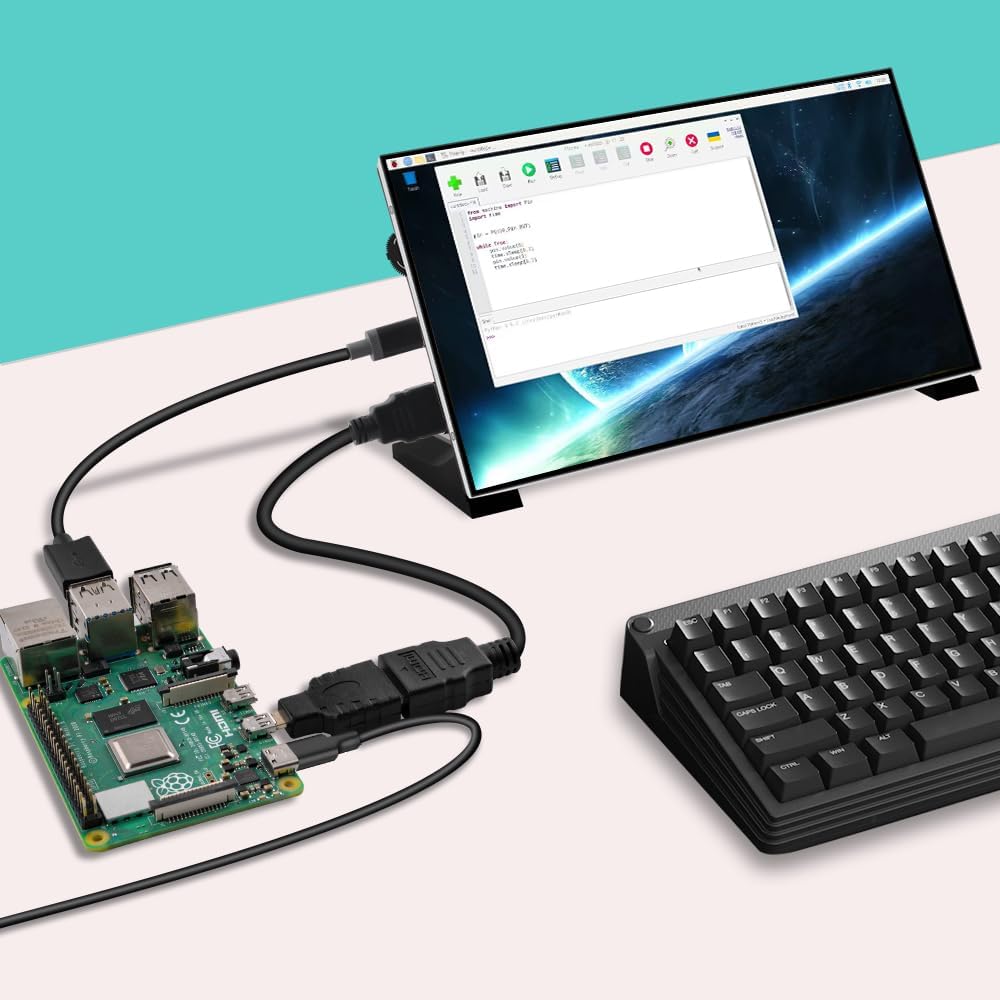 Geeekpi Schermo LCD 7 pollici 1024x600 IPS per Raspberry Pi - immagine 7