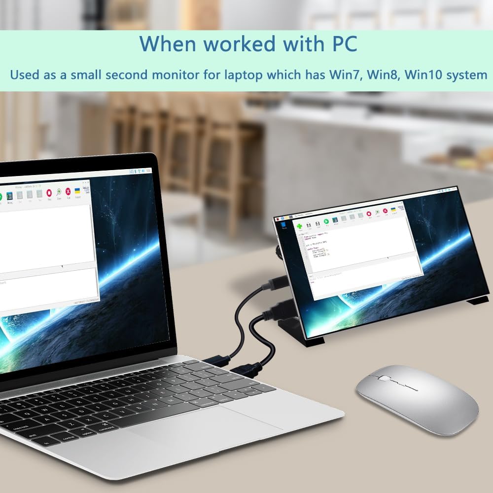 Geeekpi Schermo LCD 7 pollici 1024x600 IPS per Raspberry Pi - immagine 8