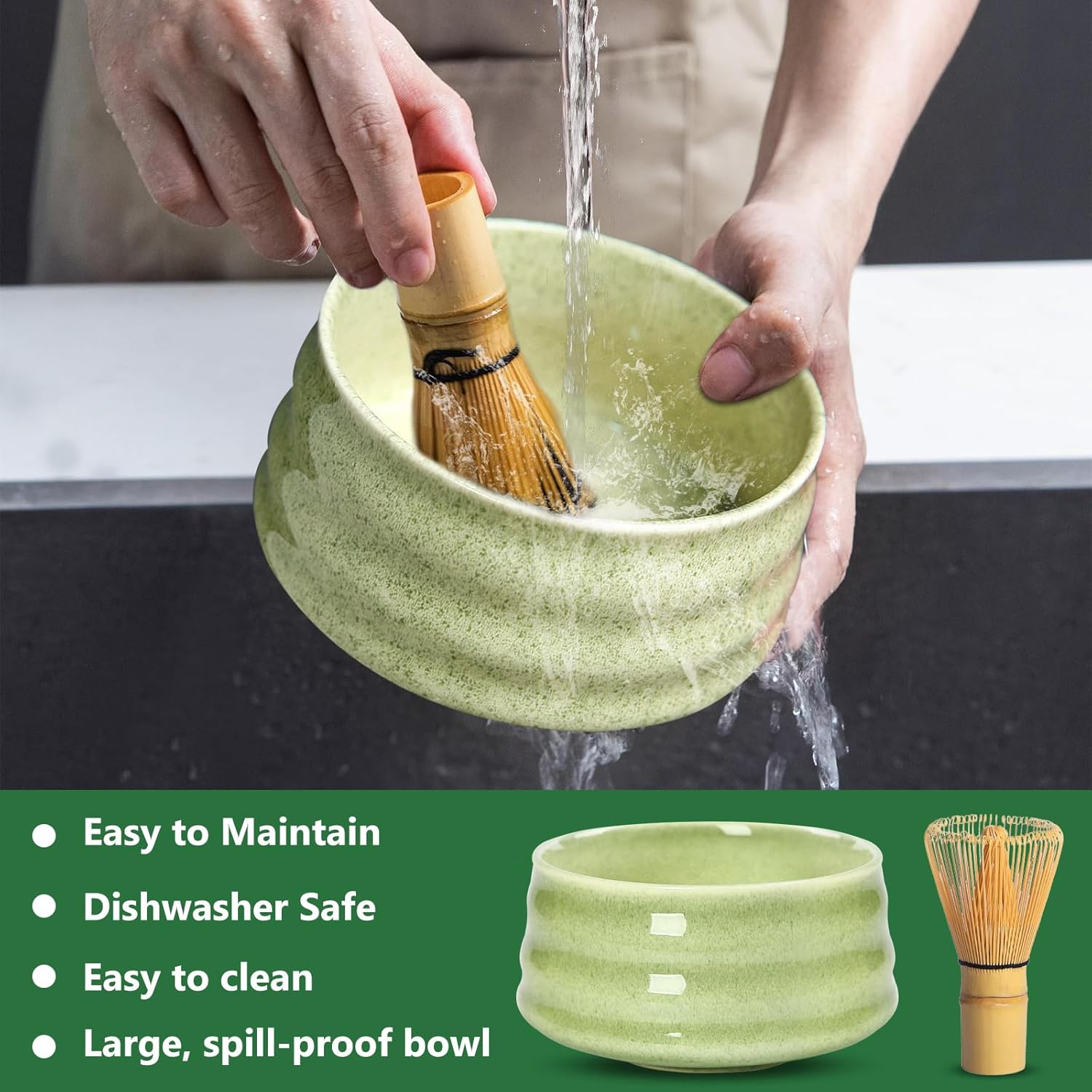 8 Pezzi Matcha Kit - Set Completo per Principianti - immagine 6