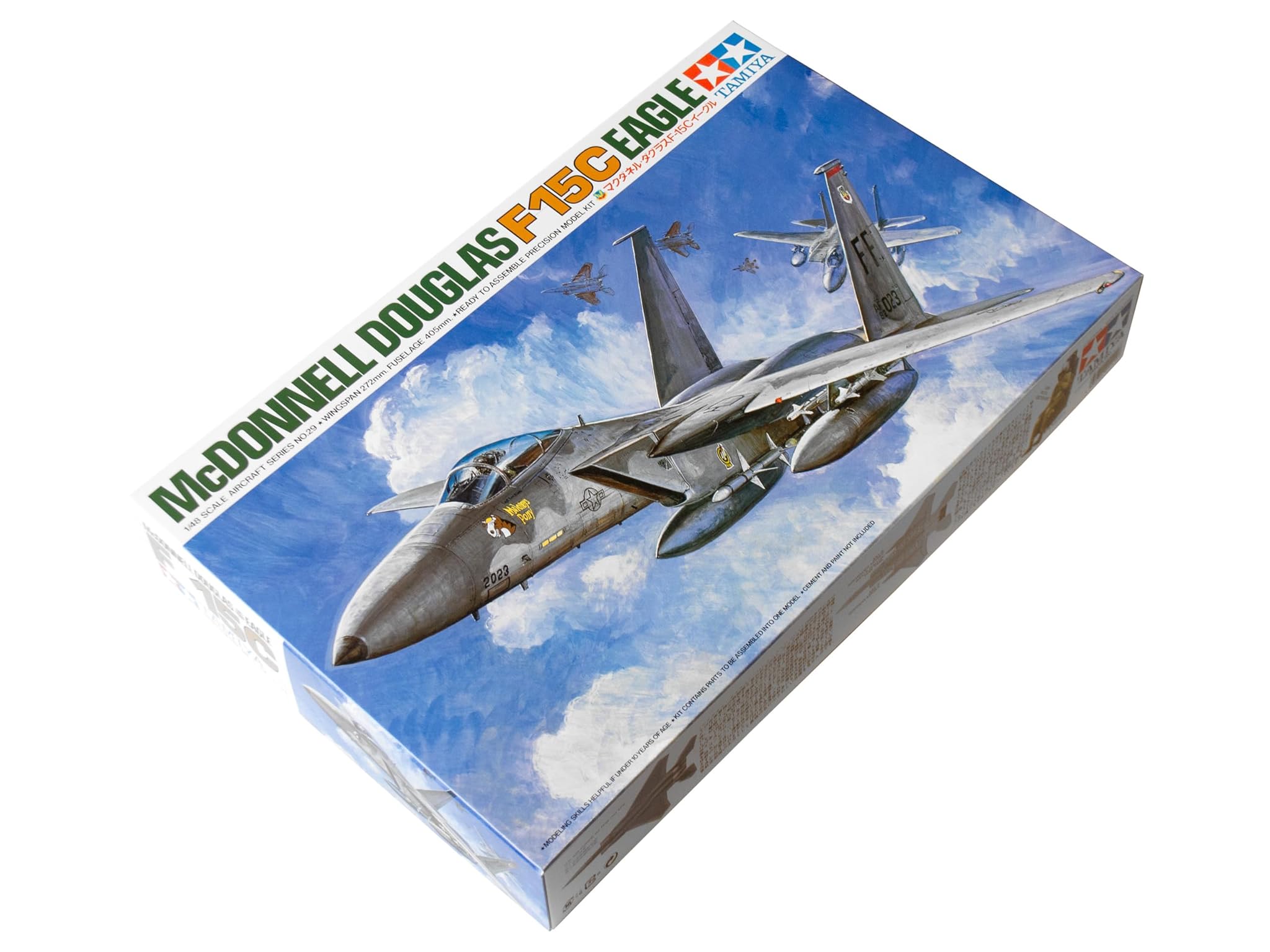 Tamiya 61029 F-15C - Modellino Aereo Eagle F15, Scala 1:48
