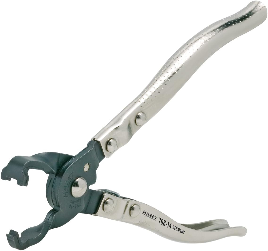 Hazet 798-14 Pinza per Anelli Stringitubo, Argento, Lunghezza 177 mm