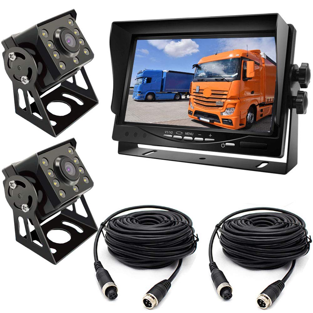 Telecamera Retromarcia Auto 120° con Monitor 7" TFT LCD
