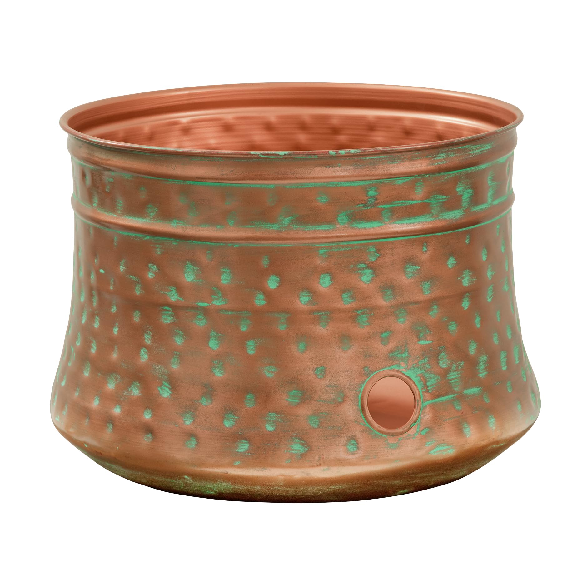 Liberty Garden 1917-G - Vaso per tubo, martellato, patina
