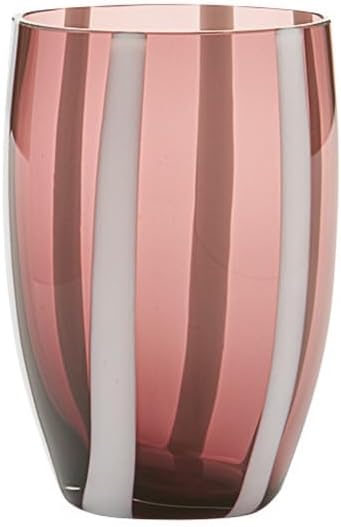 Zafferano Gessato Tumbler Set 6 Bicchieri Acqua Colori Vari - immagine 6