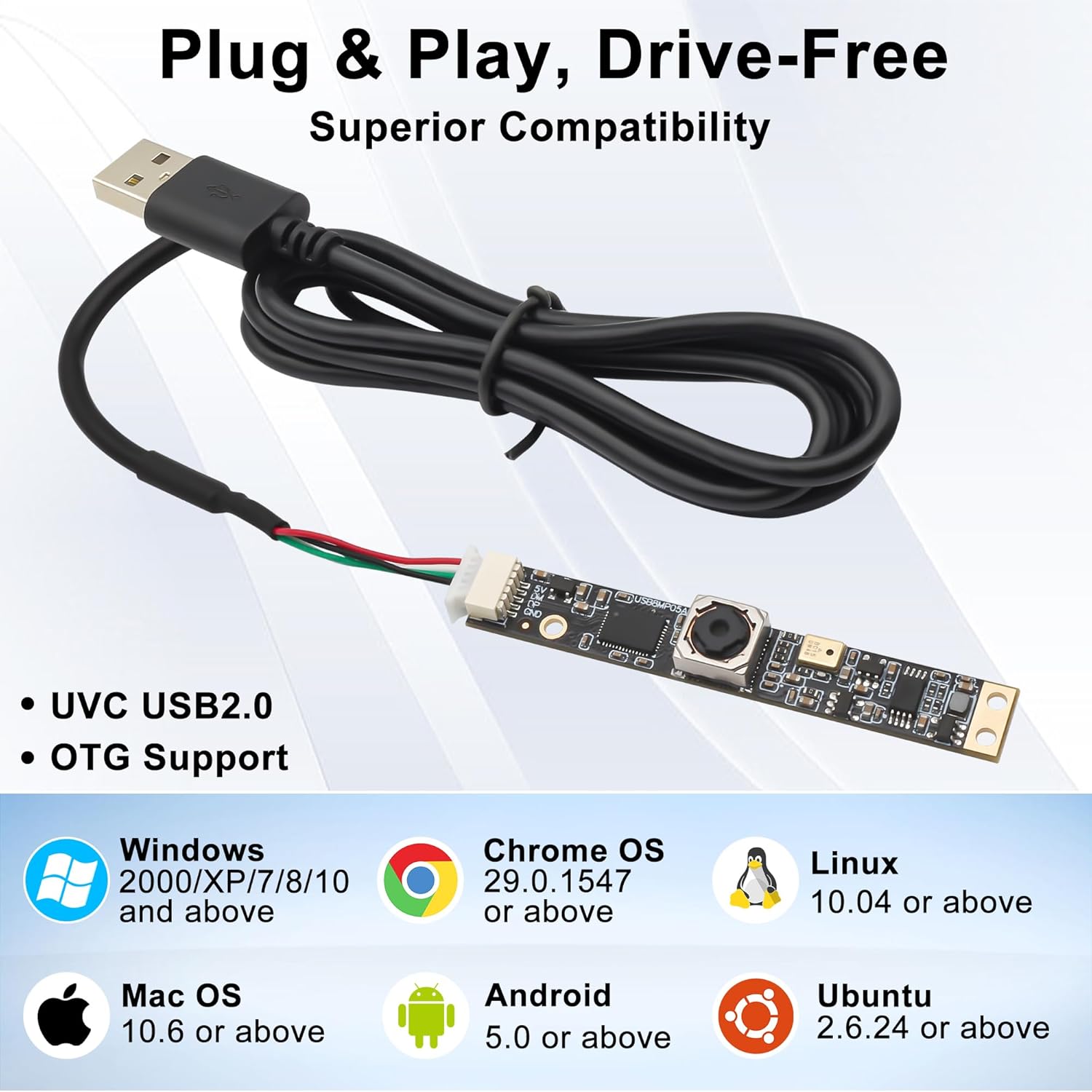 Svpro 8 MP Autofocus USB Camera con Microfono - immagine 7